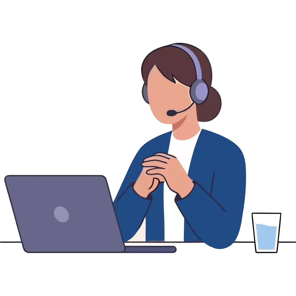 Woman providing virtual compliance support for KT Screening Services consortium members